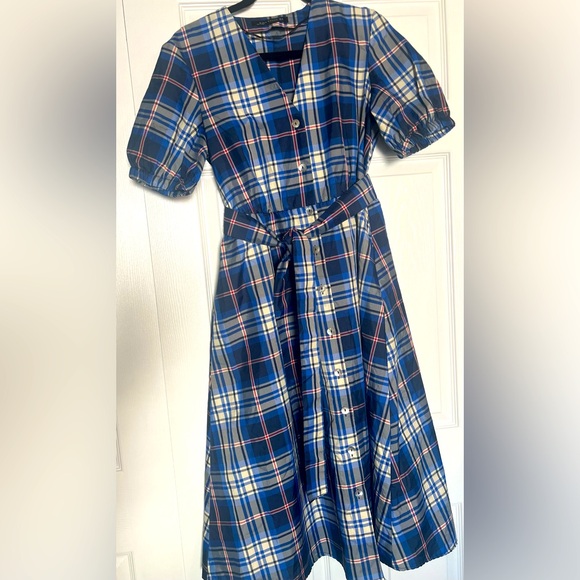 NWOT Zara Plaid Summer Dress - Picture 2 of 13